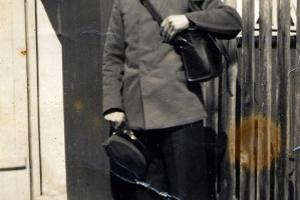 Konrad Piontek jako listonosz. Rozmierka przed 1939 r. 